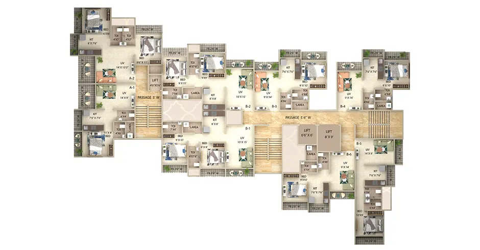 Ananntshri Pearl Kalyan Floor Plans