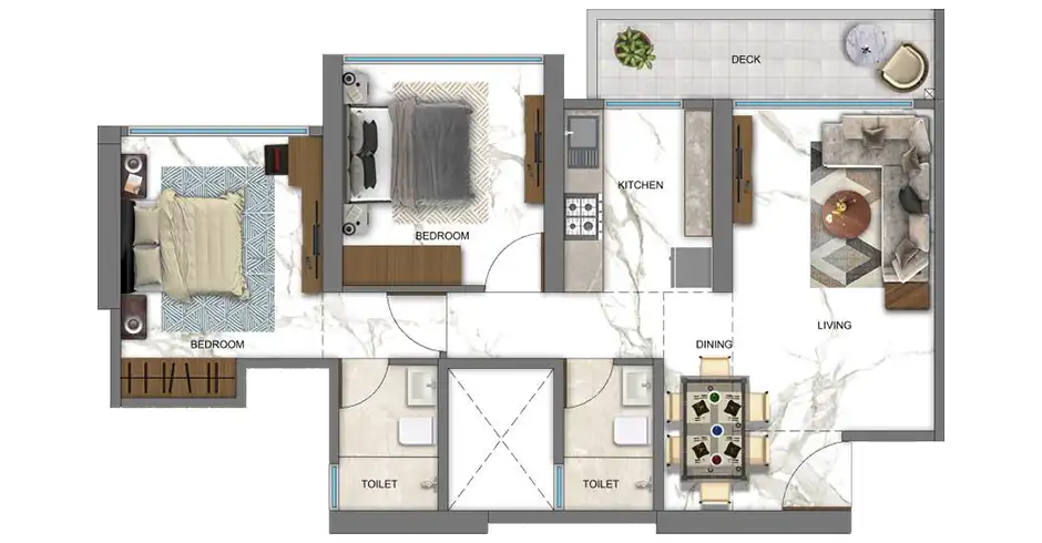 Avneesh Imperium Mulund East Floor Plans