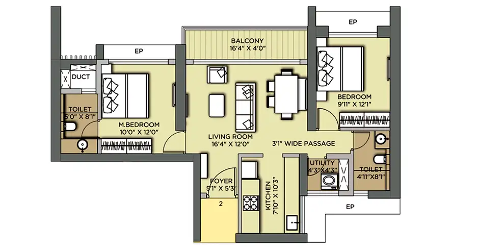 Crystal Thane West Floor Plans