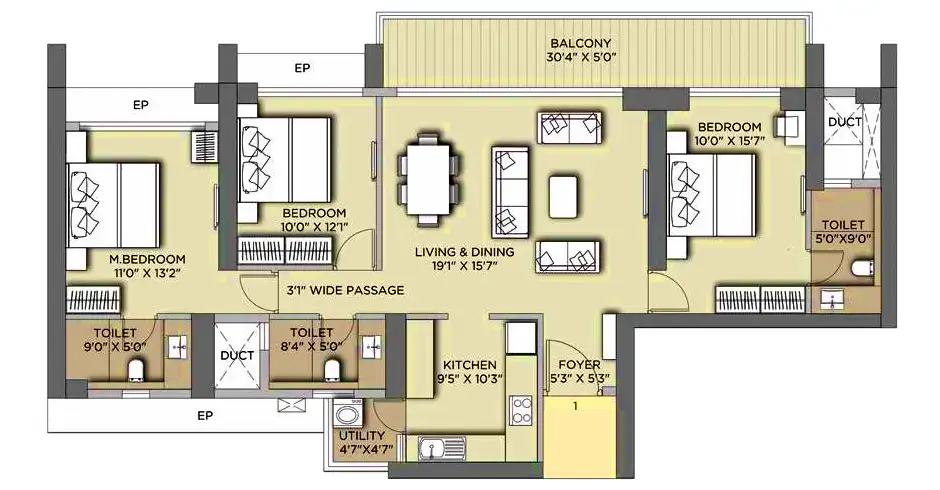 Crystal Thane West Floor Plans