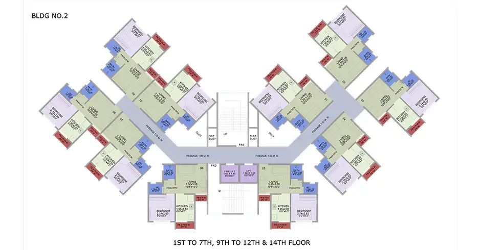 Dhiraj Heights Anjurphata Bhiwandi Floor Plans