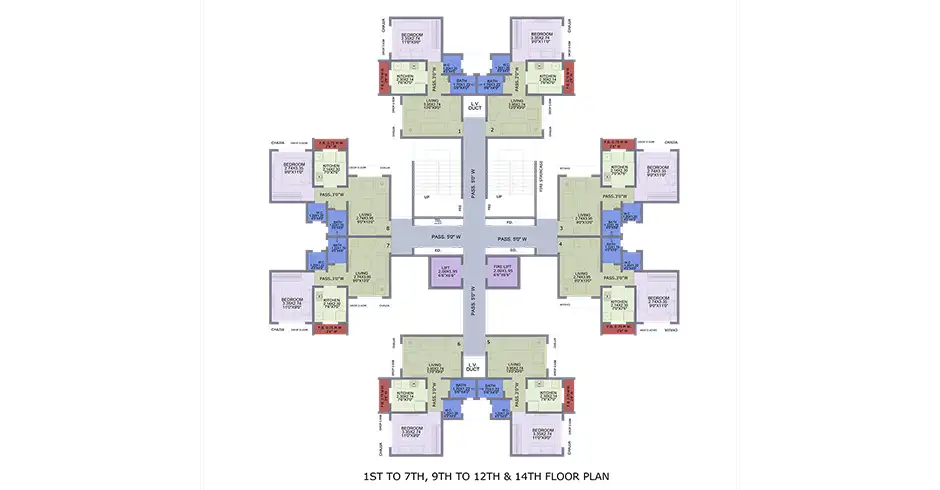 Dhiraj Heights Anjurphata Bhiwandi Floor Plans