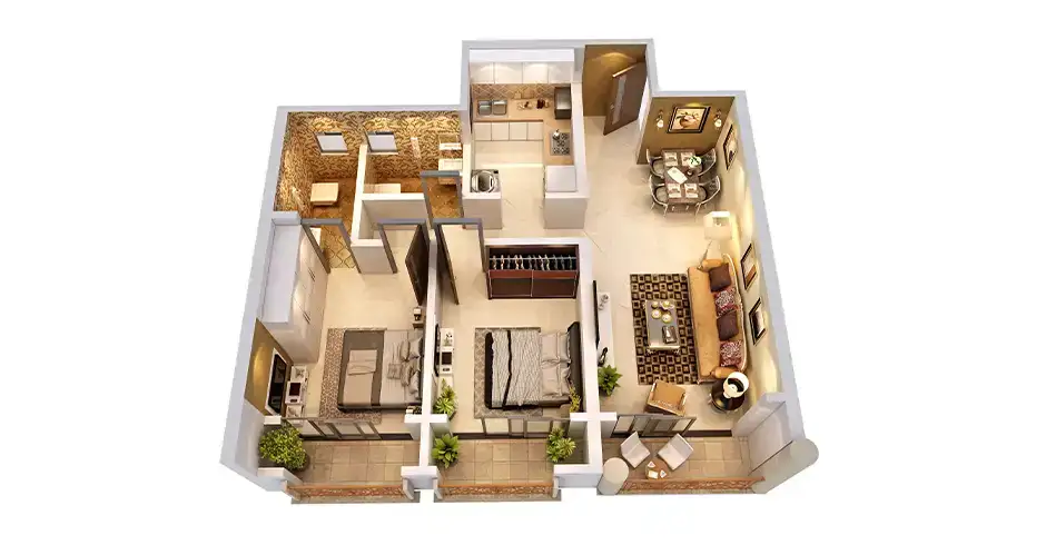 Hamud Infrastructures Kalyan Floor Plans