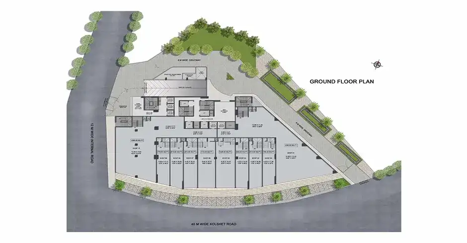 La Residency Kolshet Floor Plans