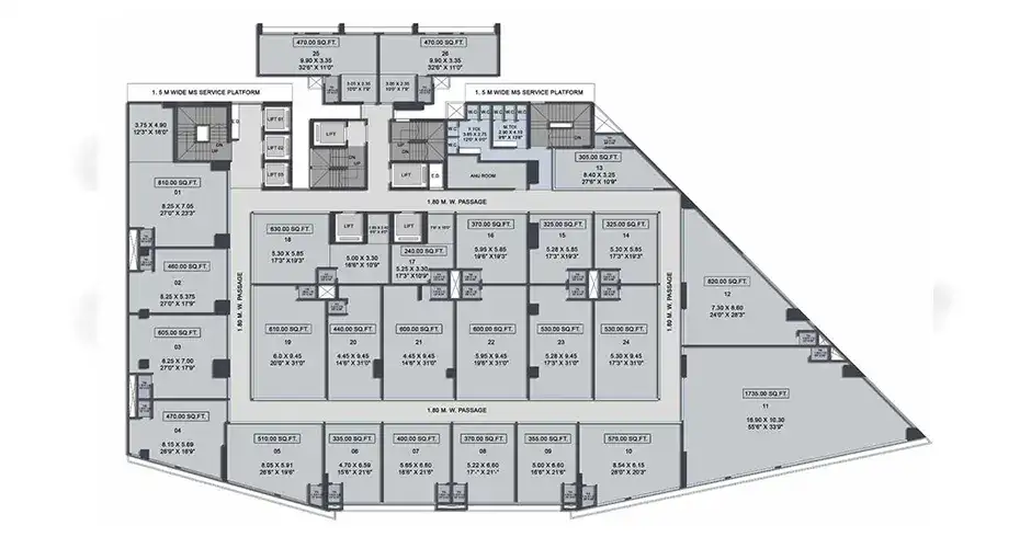 La Residency Kolshet Floor Plans