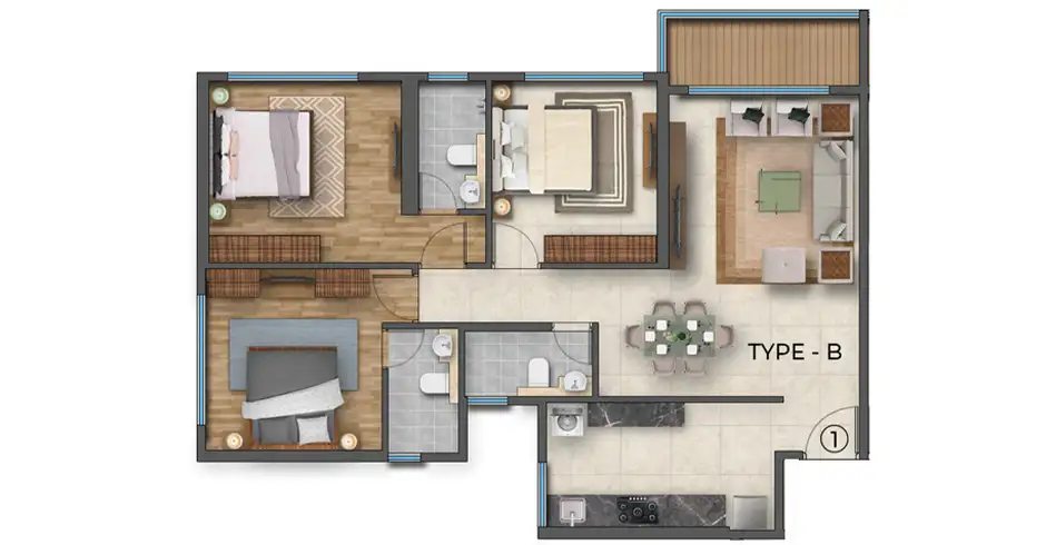 Tranquil Thane Floor Plan