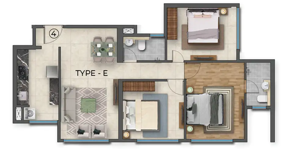Tranquil Thane Floor Plan
