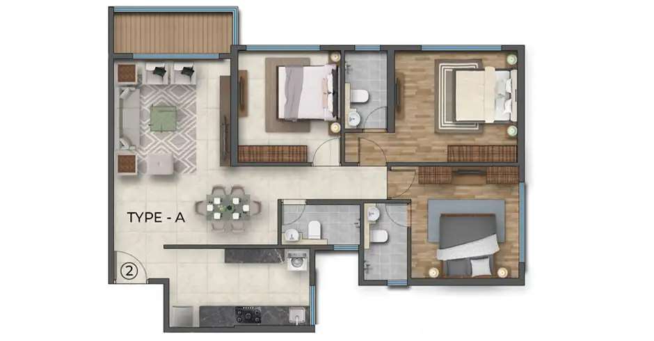 Tranquil Thane Floor Plan