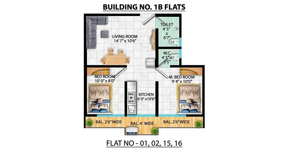 Narayani Dham Bhiwandi Floor Plans