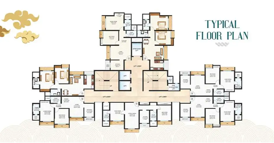 Raunak Supreme Thane Floor Plans