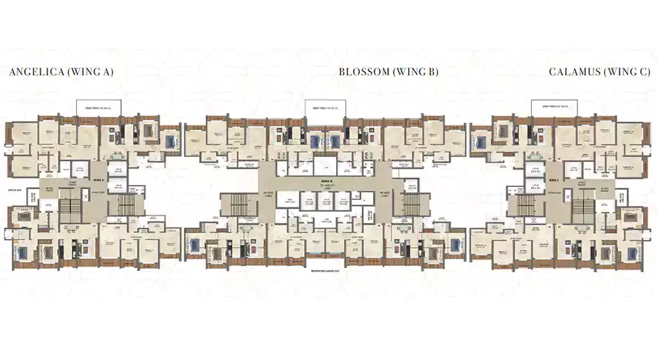 Regency Antilia Antilia Kalyan Floor Plans