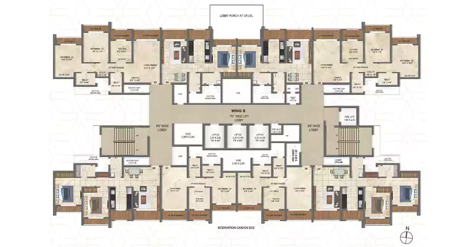 Regency Antilia Antilia Kalyan Floor Plans