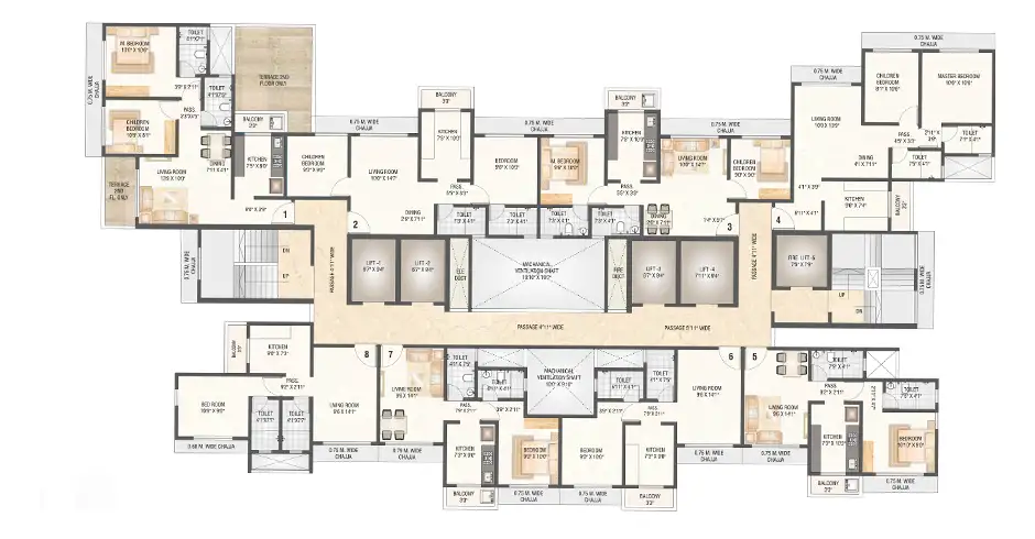 Galicia Thane Floor Plans