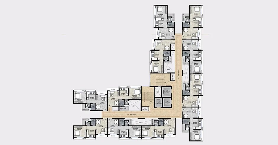 Sai Shrushti Dombivli Floor Plans