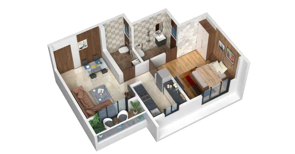 Sai Shrushti Dombivli Floor Plans
