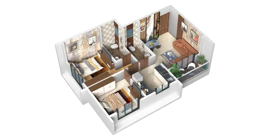 Sai Shrushti Shilphata Floor Plans