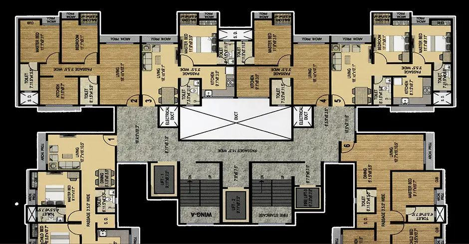 Shreesha Heights Khadakpada Floor Plans