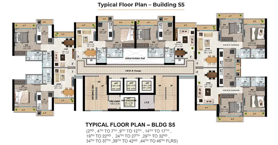 Horizon Thane Road Floor Plans