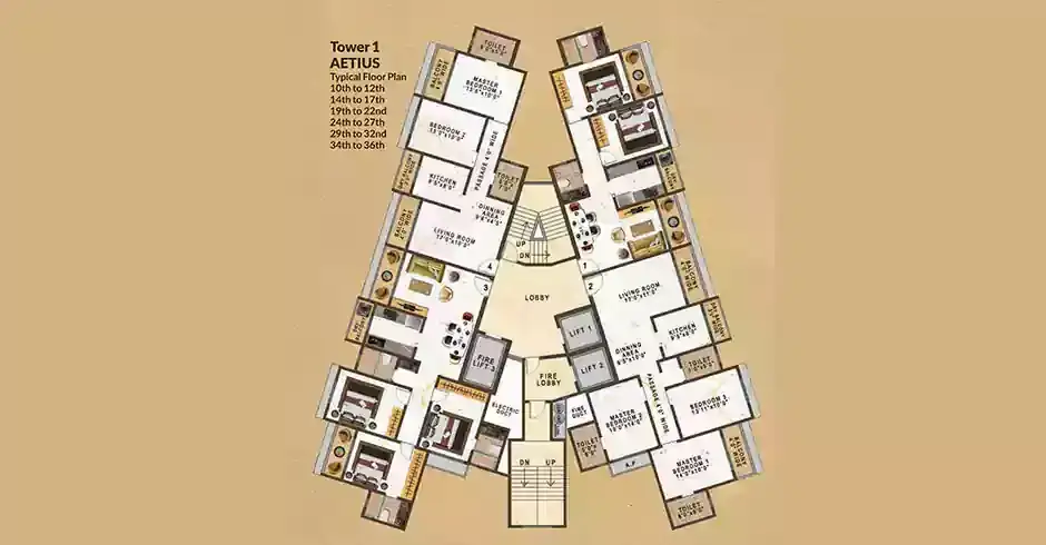 Tharwani Vedant Palacia Floor Plans