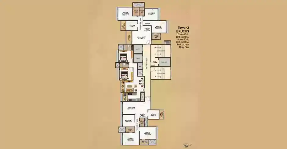 Tharwani Vedant Palacia Floor Plans